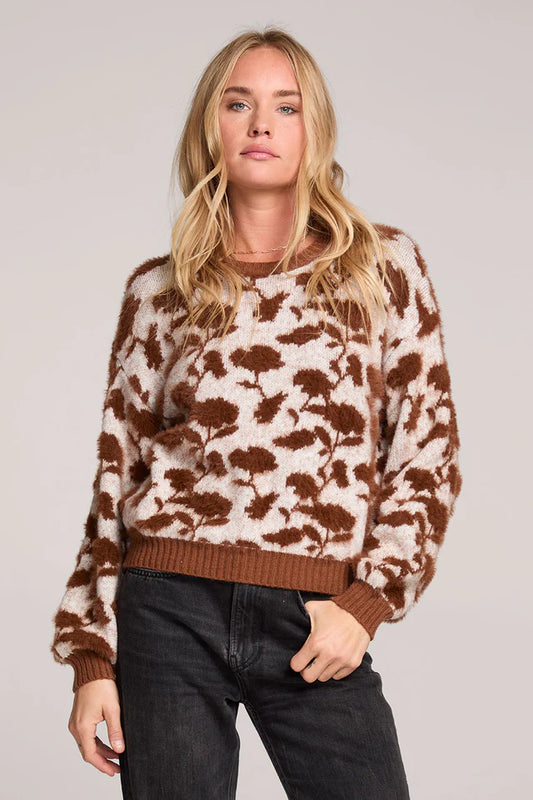 MIMI  BLOOMING FLORAL SWEATER