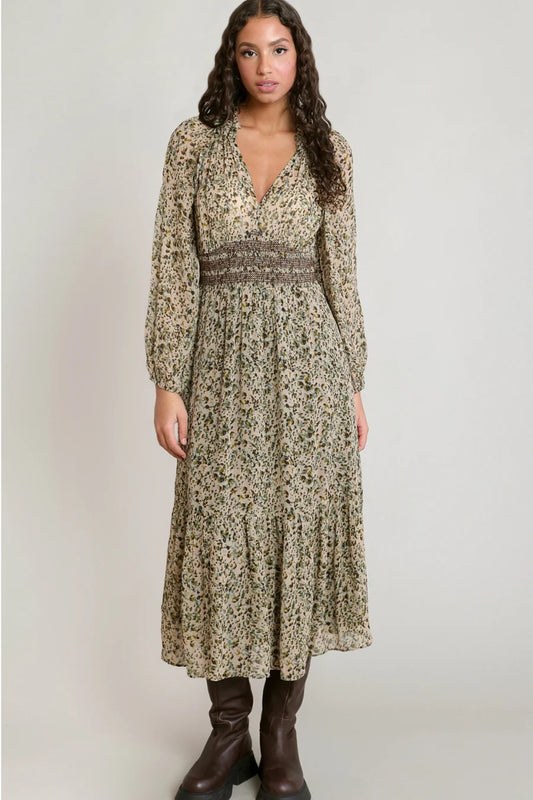 THE AIRES SMOCKING WAIST DRESS