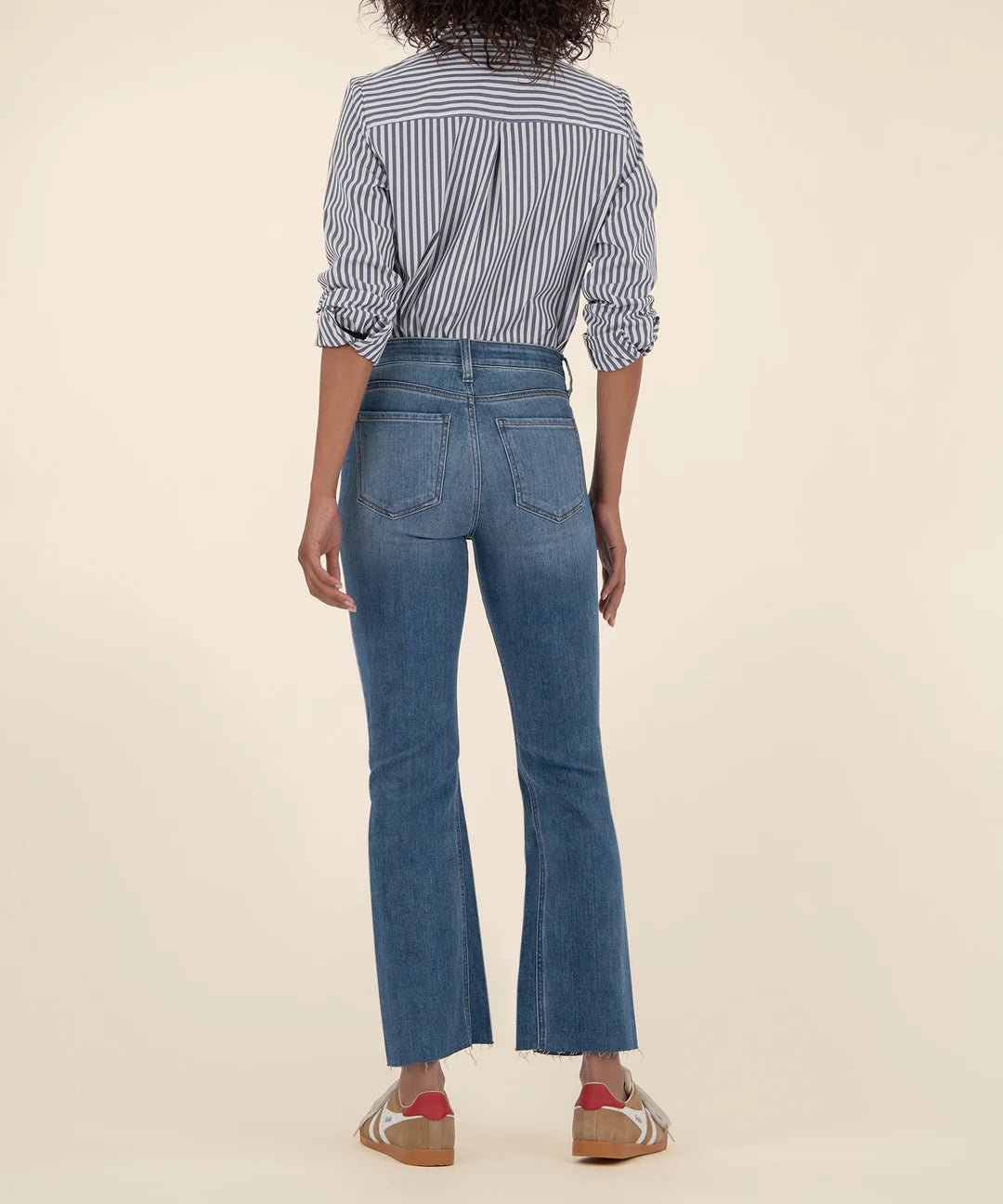 KELSEY HIGH RISE FAB AB ANKLE FLARE