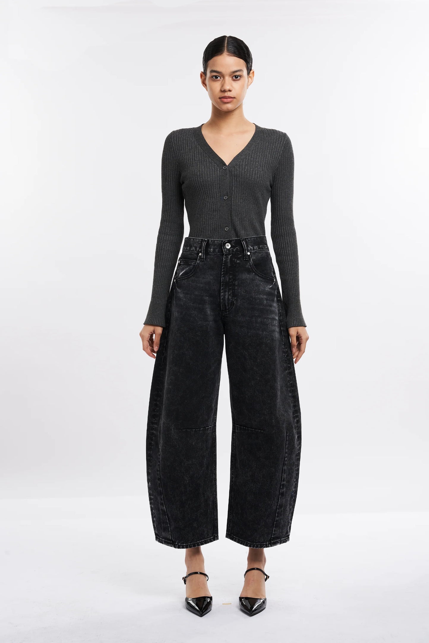 KATIA TAILORED BARREL LEG JEAN