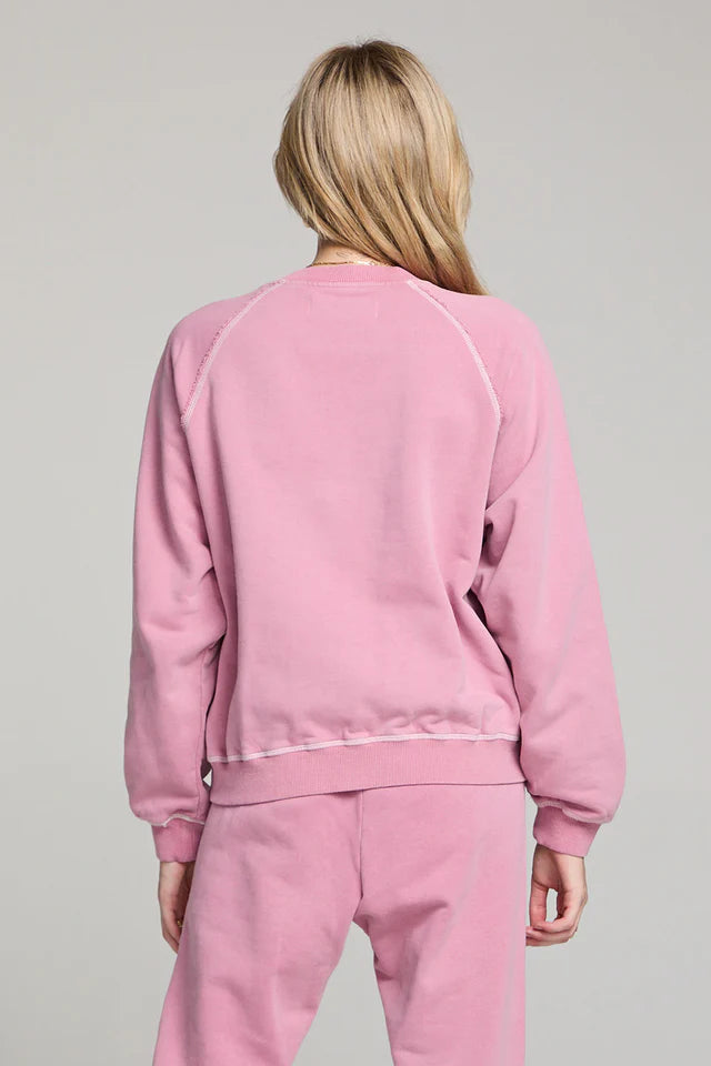 ROSEBUD EMBRODIERED HEART SWEATSHIRT S3479