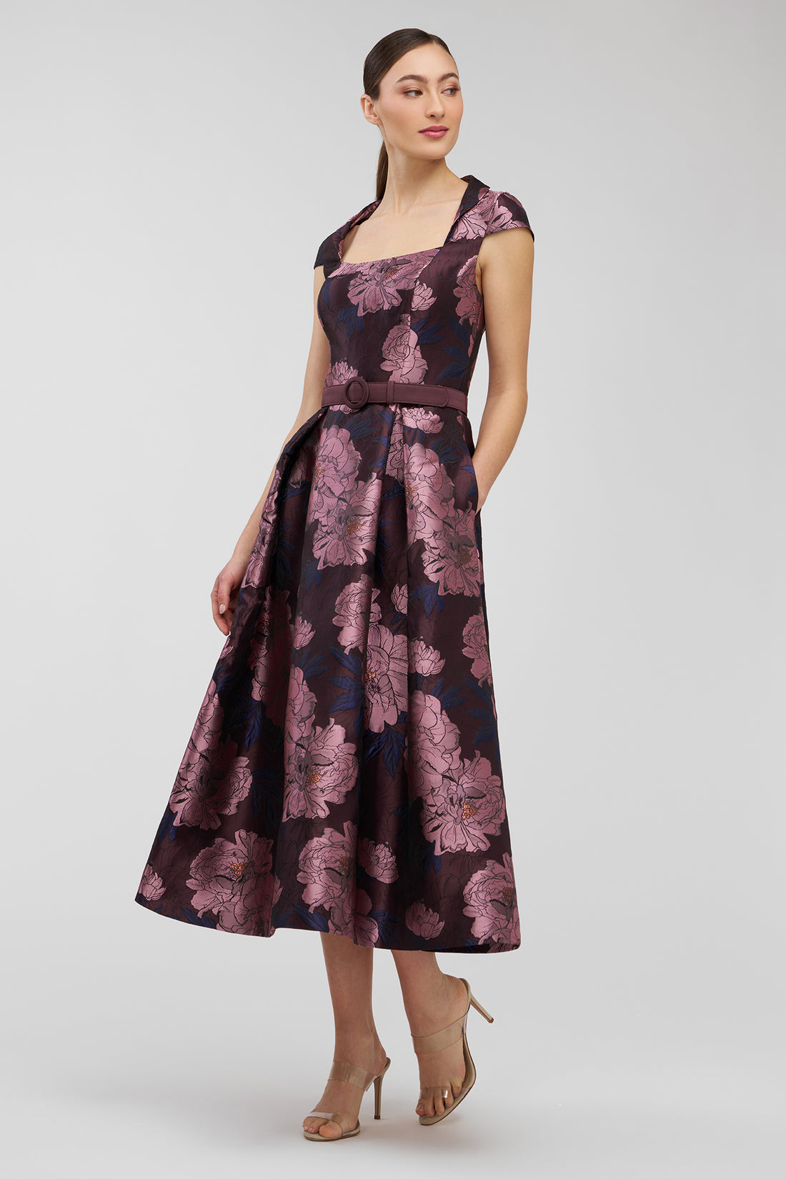 KINSLEY TEA LENGTH DRESS