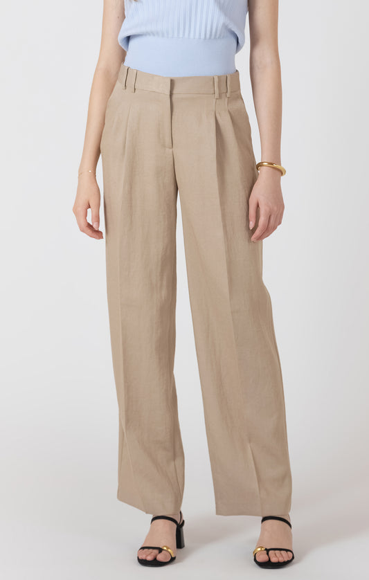 THE MARCELLA PLEAT DETAIL STRAIGHT PANT