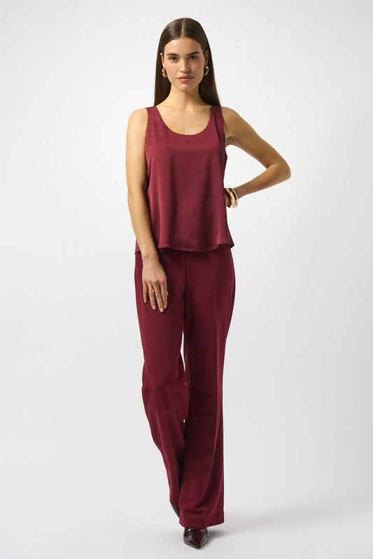 Recycled Hammered Satin Sleeveless Top 253292