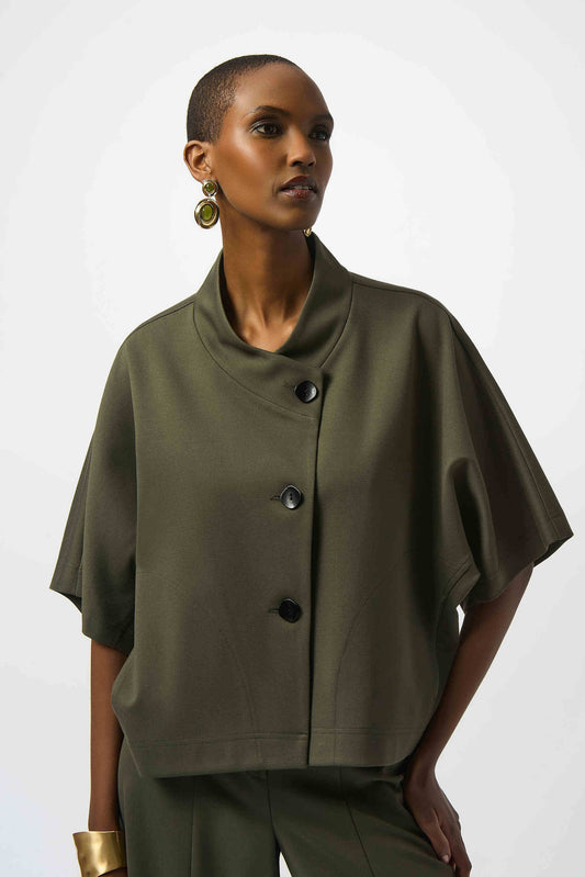Heavy Knit Boxy Jacket 253015