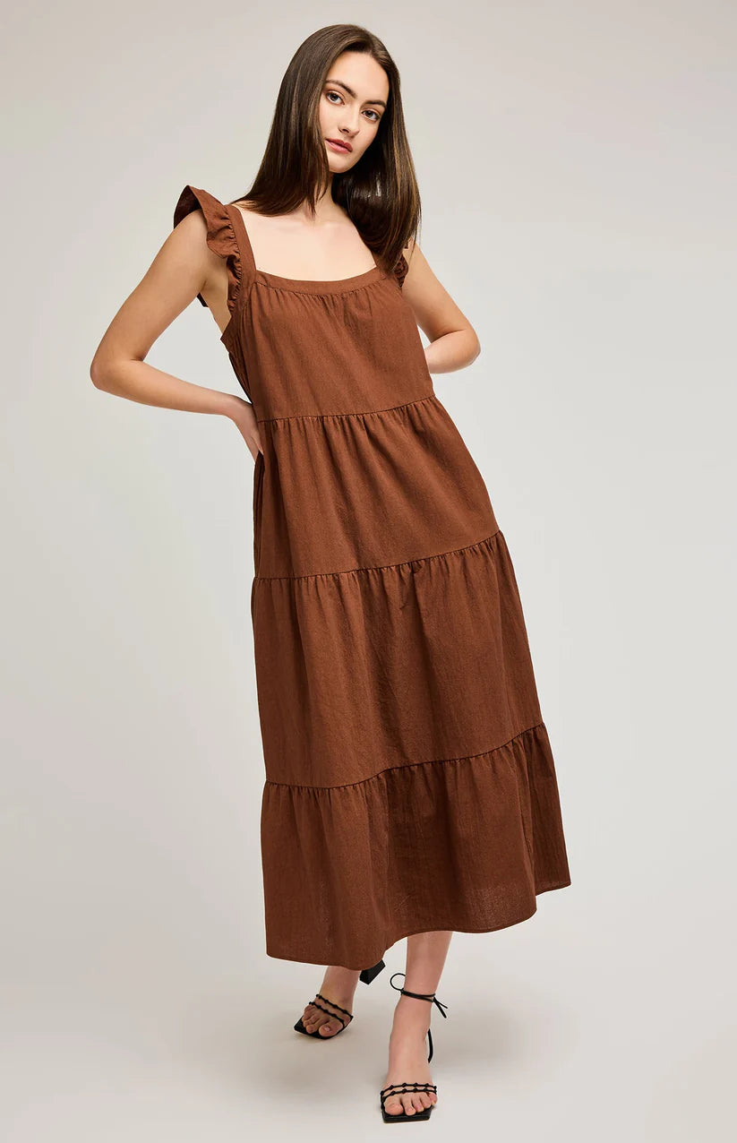 CALIPSO TIERED SKIRT DRESS GF-8734