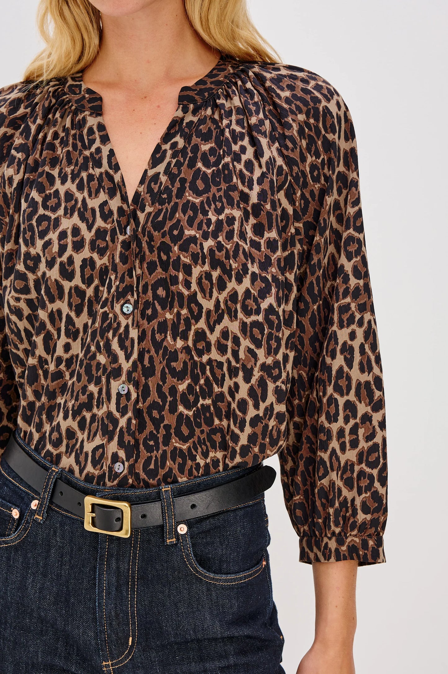SAINT LEOPARD PRINT TOP