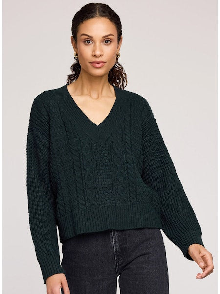 MARCIE PULLOVER VNECK SWEATER