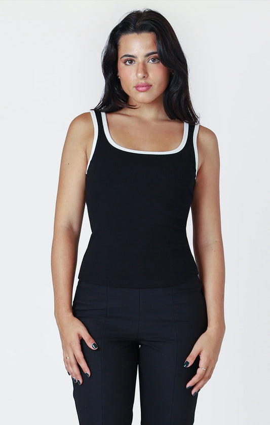 THE CASSI CONTRAST TRIM TANK 2524301