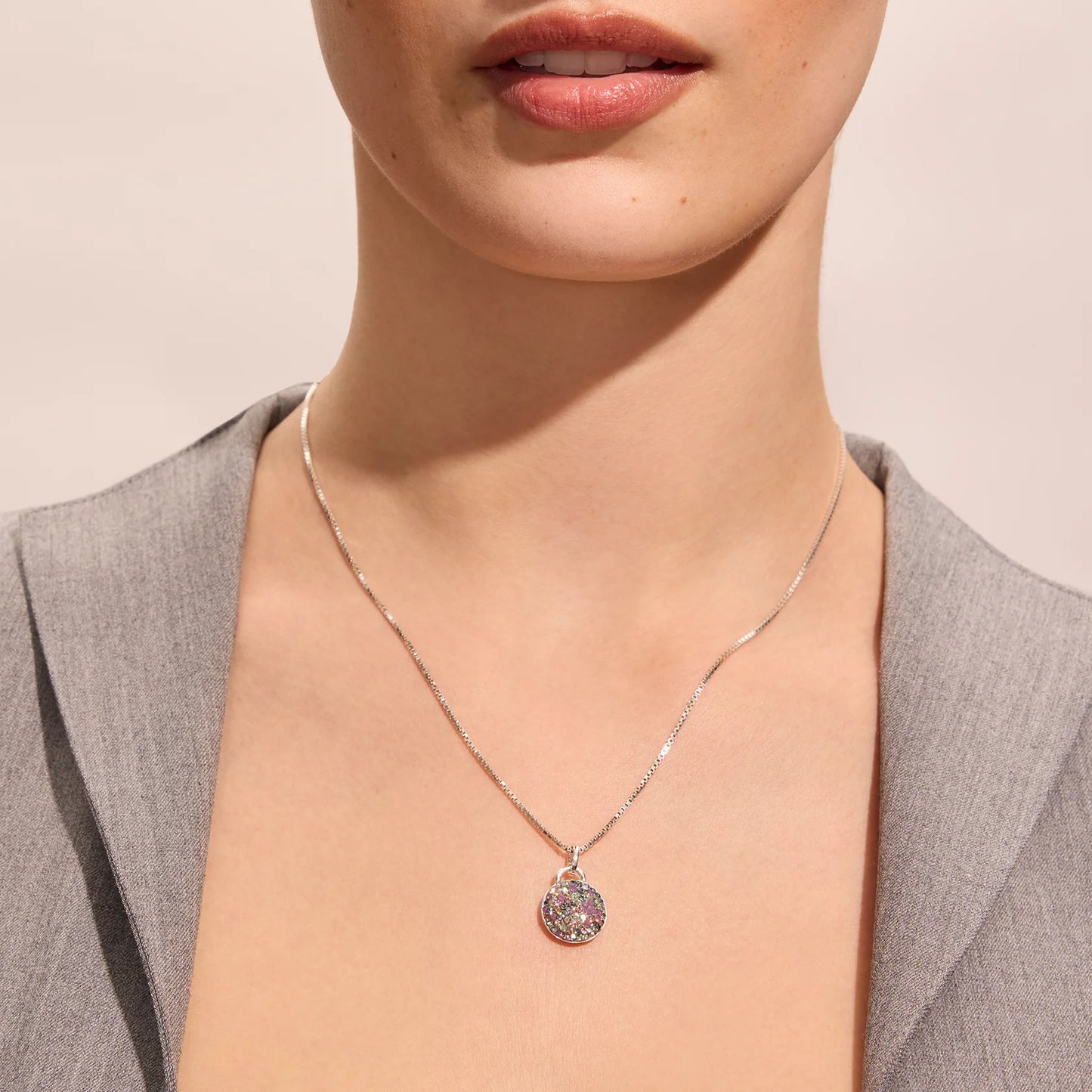 HILLBERG AND BERK SPARKLE DISC CHARM