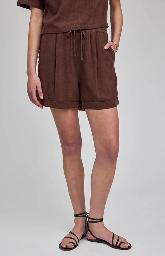 JUNO LINEN BLEND SHORTS