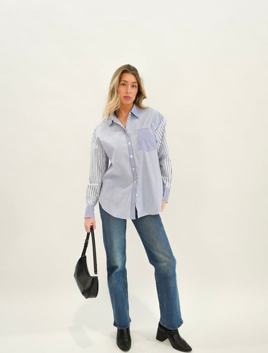 THE JONI COLORLOCK STRIPE SHIRT