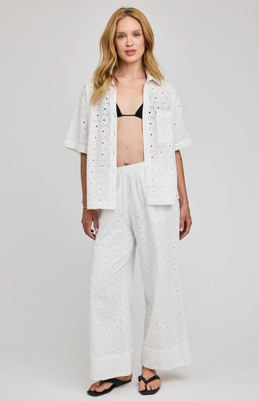 LOUISA S/S EYELET TOP