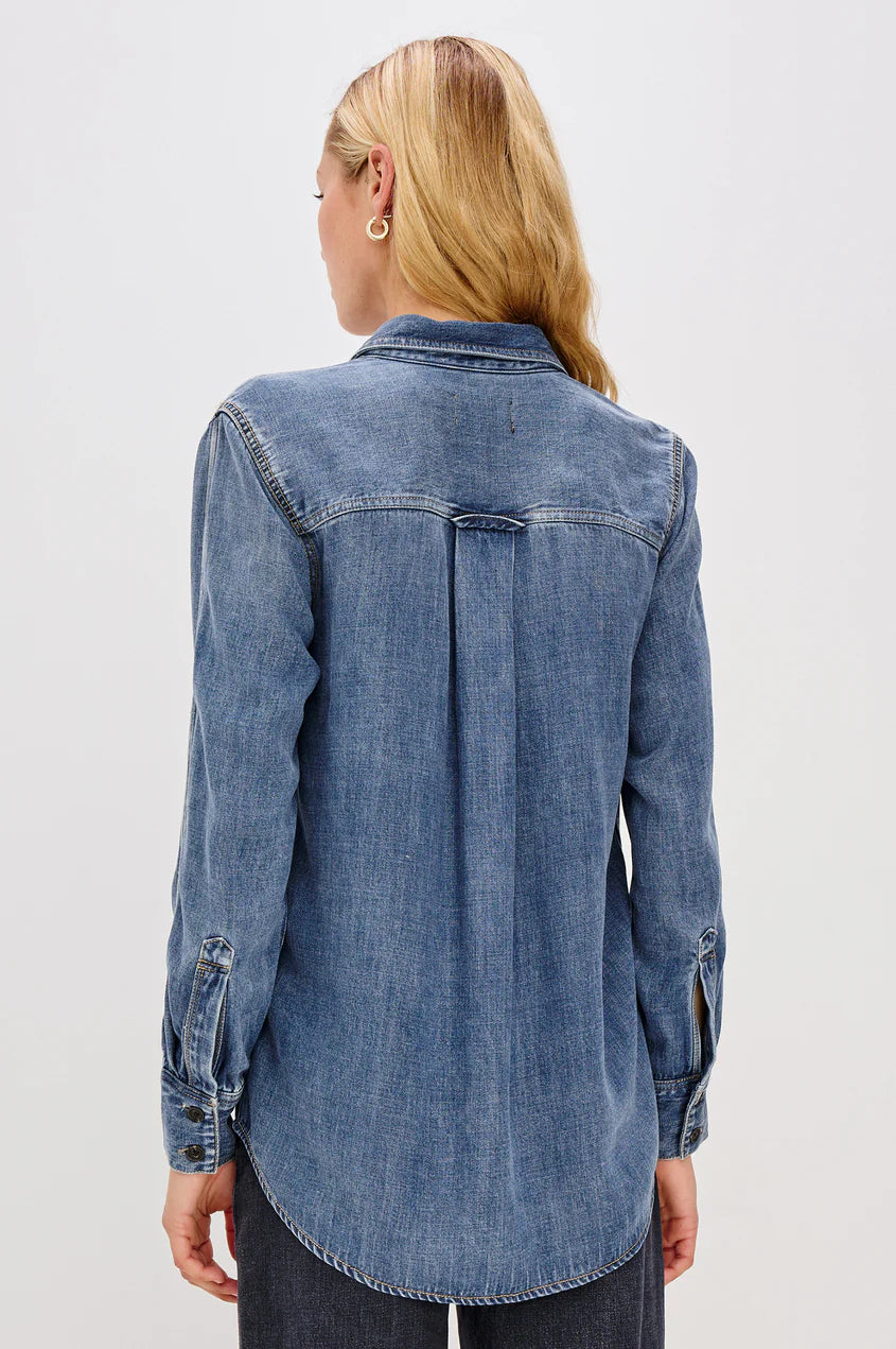 ATTICUS DENIM BUTTON UP SHIRT