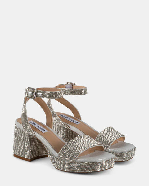 GENIAL PLATFORM RHINESTONE HEEL