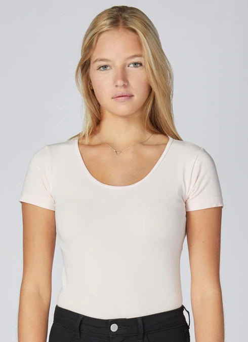 SHORT SLEEVE BAMBOO SCOOP TSHIRT