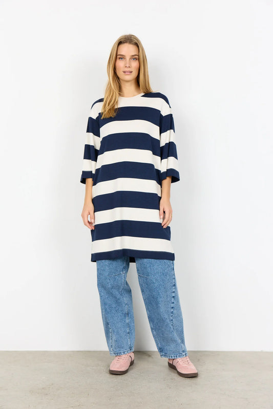 BARNI 49 STRIPED BANU DRESS