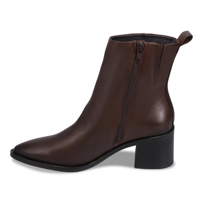 JESSICA  LEATHER HEELED BOOT
