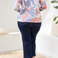 THE BONNIE 3/4 SLEEVE CREW NECK TOP
