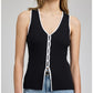 MILES BUTTON SWEATER TANK