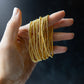 LENNY & EVA 3MM SMOOTH GOLD STRETCH BRACELET