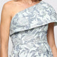 THE NADIA ONE SHOULDER JACQUARD