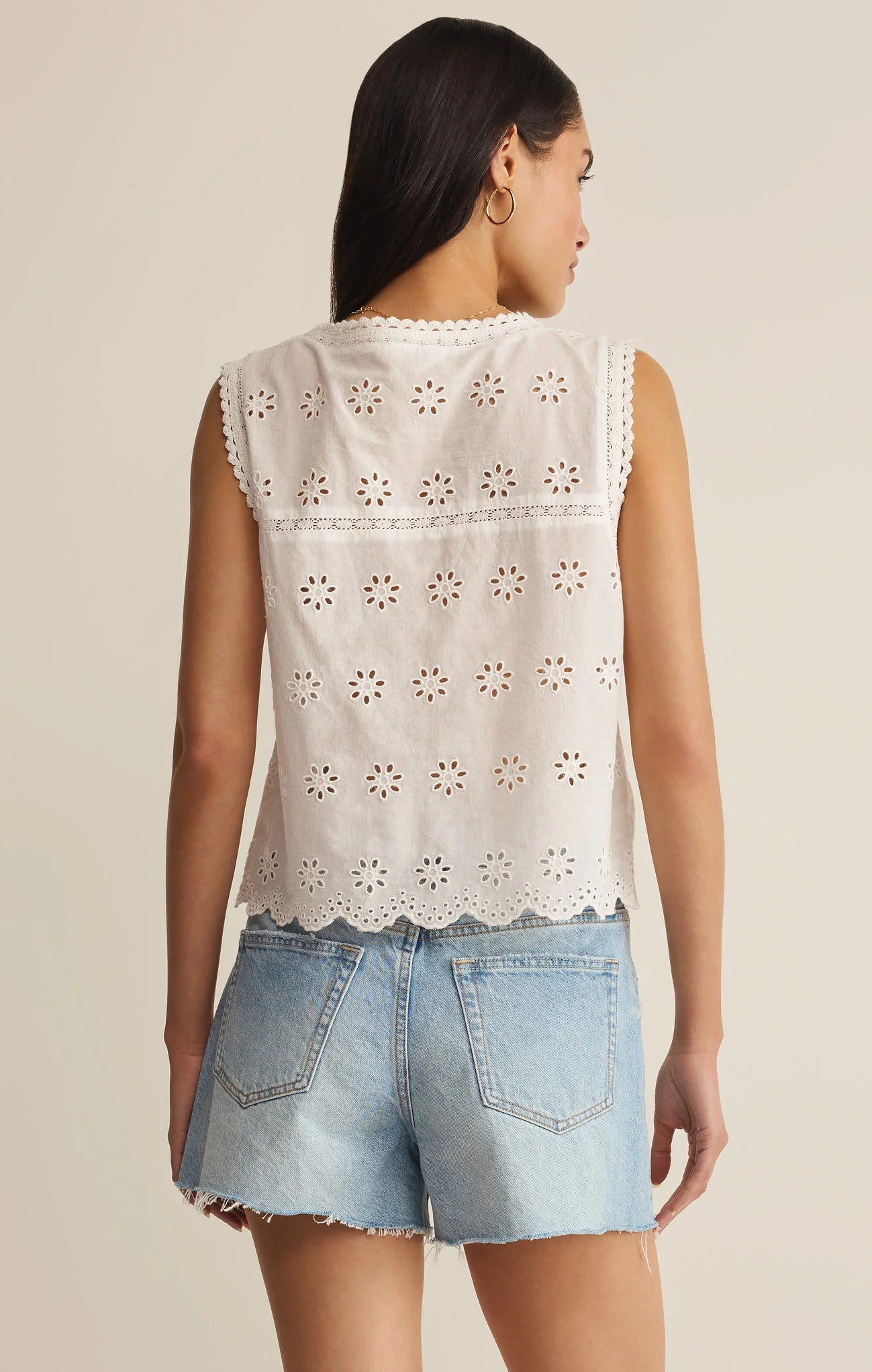 DARCY EYELET TANK TOP