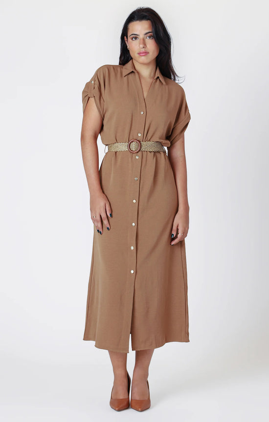 THE VALENTINA BELTED SHIRT DRESS 2522611