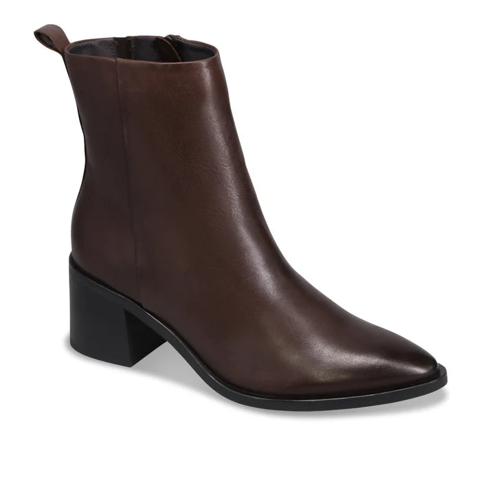 JESSICA  LEATHER HEELED BOOT