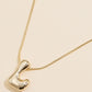 BUBBLE MONOGRAM NECKLACES