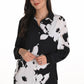 FLORAL STUDDED BUTTON BLOUSE 253814