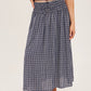 ELOWYN CHECKED SKIRT
