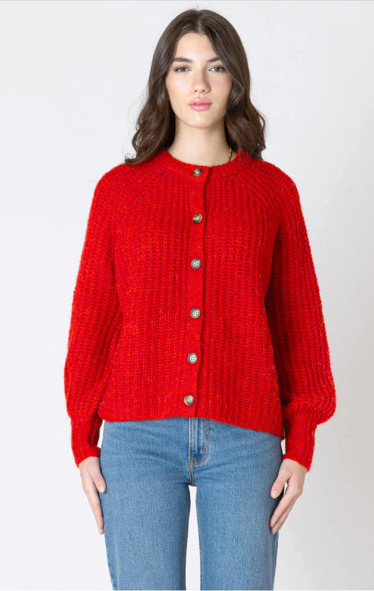 THE CREWNECK TEXTURED CARDI
