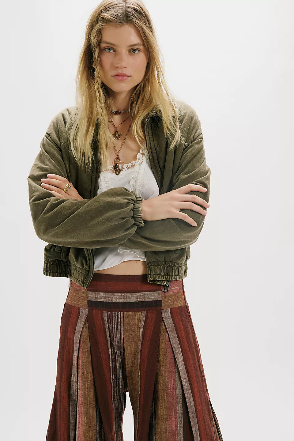 BIRDIE WASHED JACKET BY FREE PEOPLE