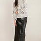 THE JOANIE STICHED MOCK NECK SWEATER