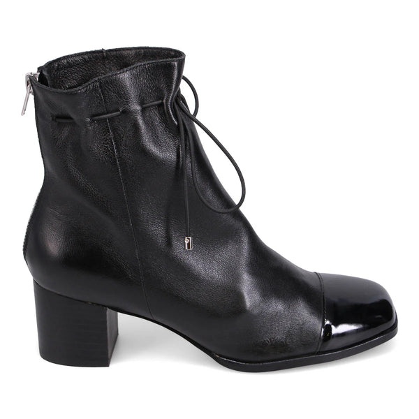 VALINA GATHERED HEELED ANKLE BOOT