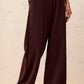 WIDE LEG PANT W/PINTUCKS AND PKTS