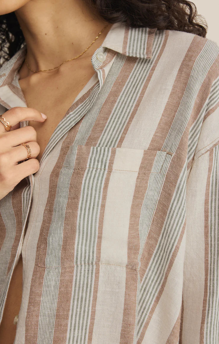 THE PERFECT STRIPED BUTTON UP