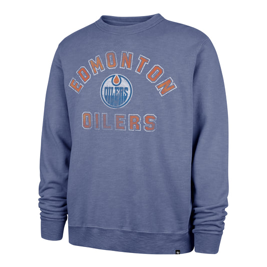 OILERS TREASURED SLUB TRENCH TERRY CREWNECK