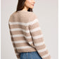MELANIE STRIPED CARDI