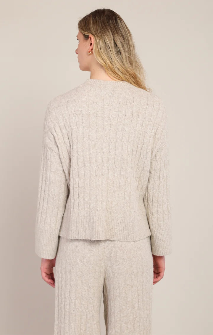 THE MARCY CABLE KNIT SWEATER