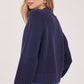 XANDER V NECK COLLARED SWEATER