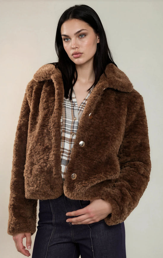 THE LINDSEY FAUX FUR COAT