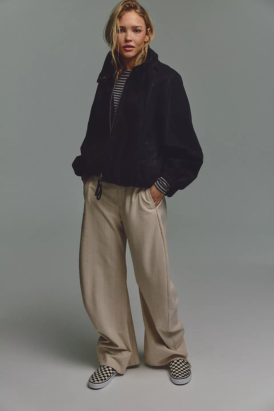 CHELSEA VEGAN SUEDE JACKET