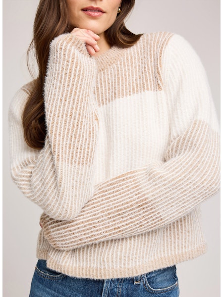 LUCILLE COLOR BLOCK SWEATER