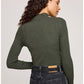 ARLEN MOCKED NECK RIBBED SWEATER GF-3080