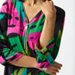 SILKY KNIT TROPICAL PRINT TUNIC 242232