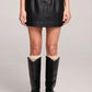 MORGAN LEATHER MINI SKIRT
