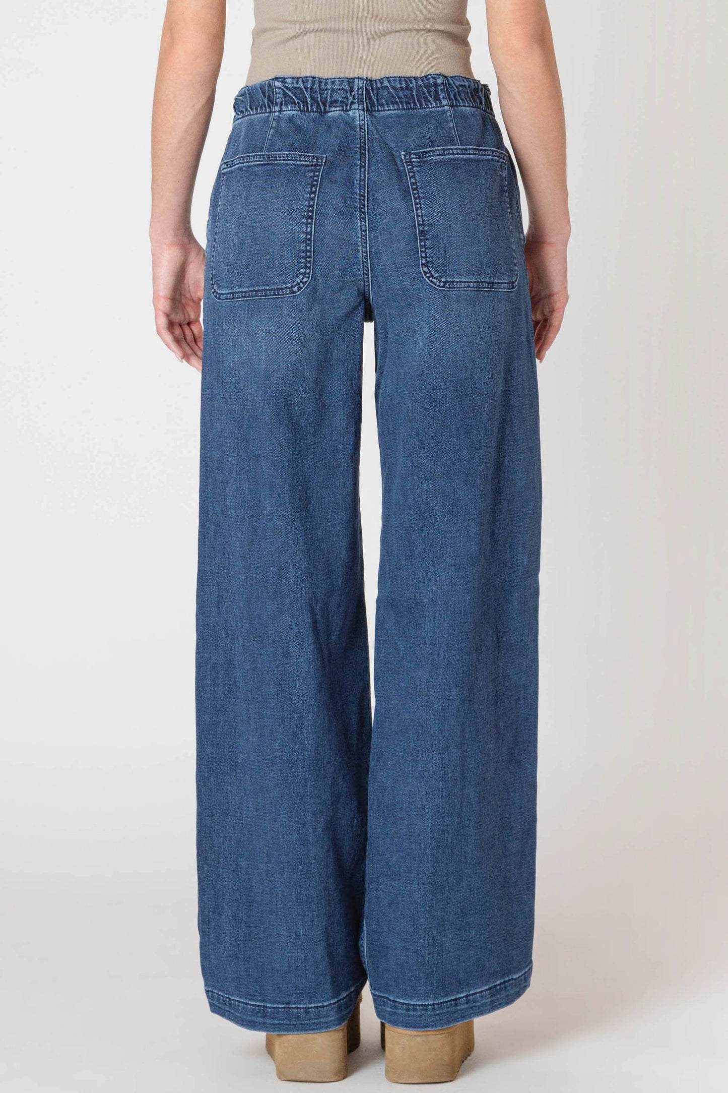 THE MEL WIDE LEG DENIM PANT