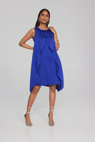 SATIN SLEEVELESS COCOON DRESS 241750